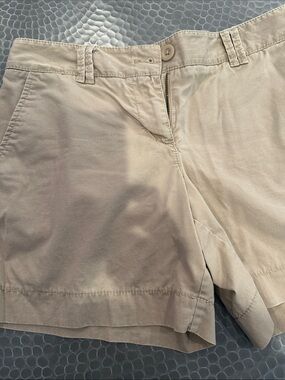 LOFT Tan Bermuda Shorts
